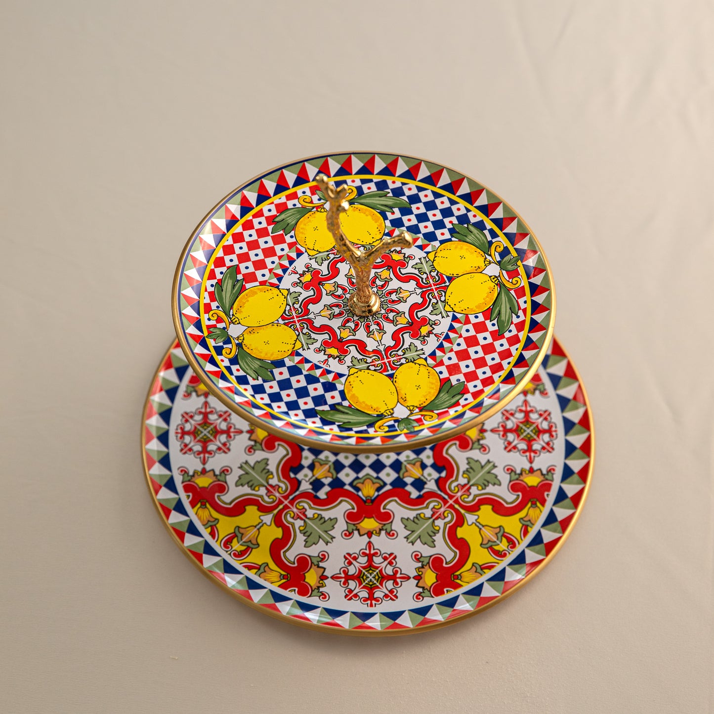 Citrus Grove Cake Stand