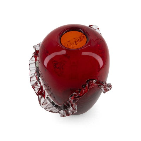 Scarlet Twist Vase