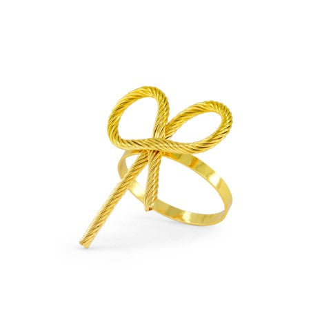 Golden Loop Elegance Napkin Ring