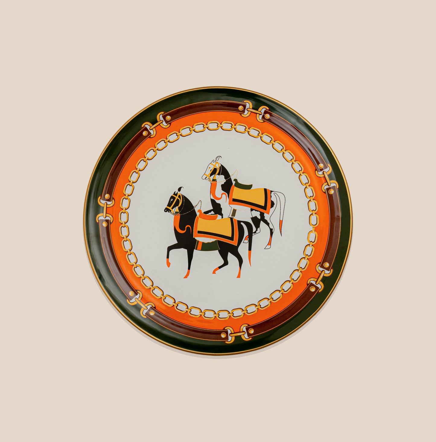Equestrian Elegance Chop Plate
