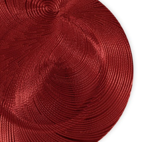 Crimson Swirl Plate