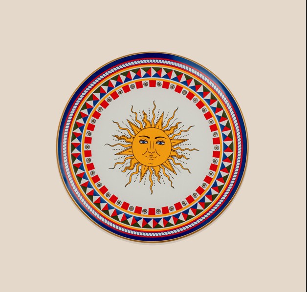 Solar Mosaic Accent Plate