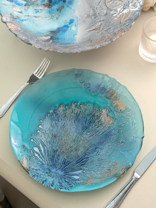 Navy Blue Copper Plate