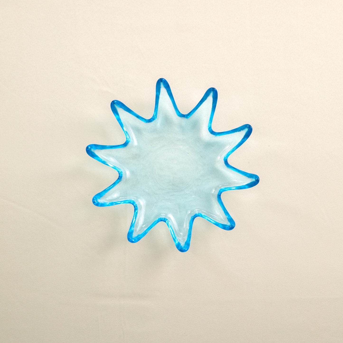 Transparent Blue Bowl