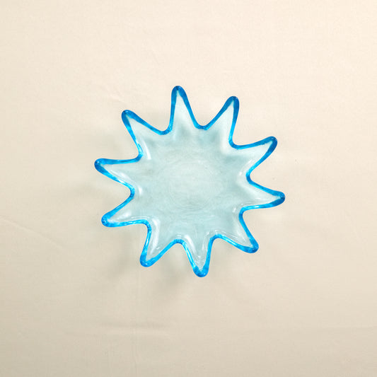 Transparent Blue Bowl