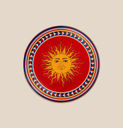 Solar Mosaic Dessert Plate