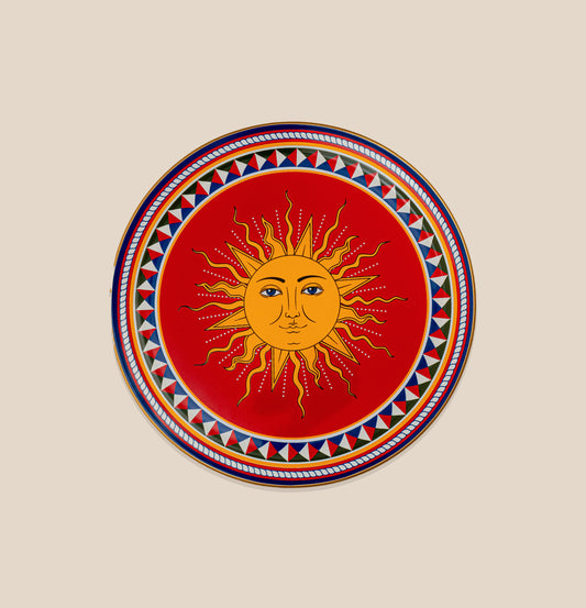 Solar Mosaic Dessert Plate