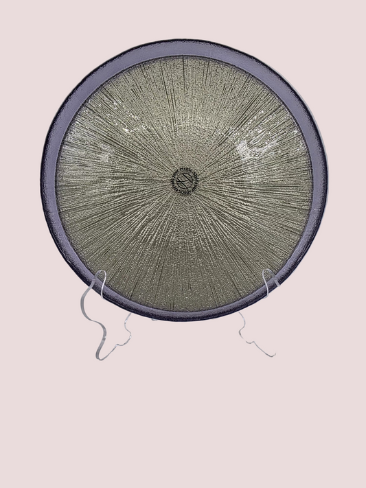 Gold Sunburst Dessert Plate