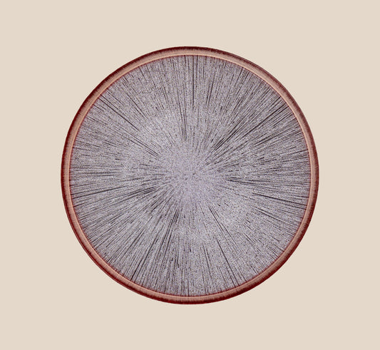 Silver/Grey Starburst Glass