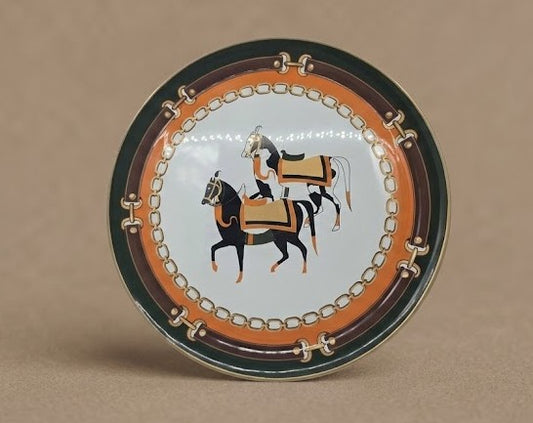 Equestrian Elegance Chop Plate