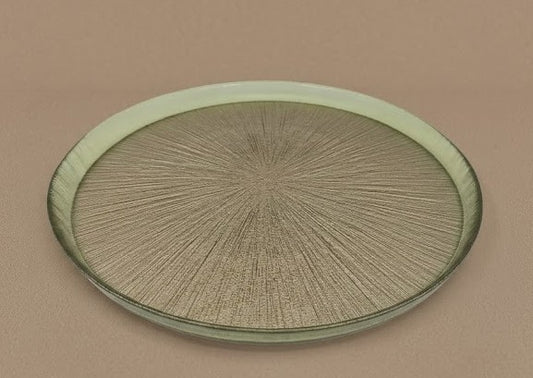 Gold Sunburst Charger Plate