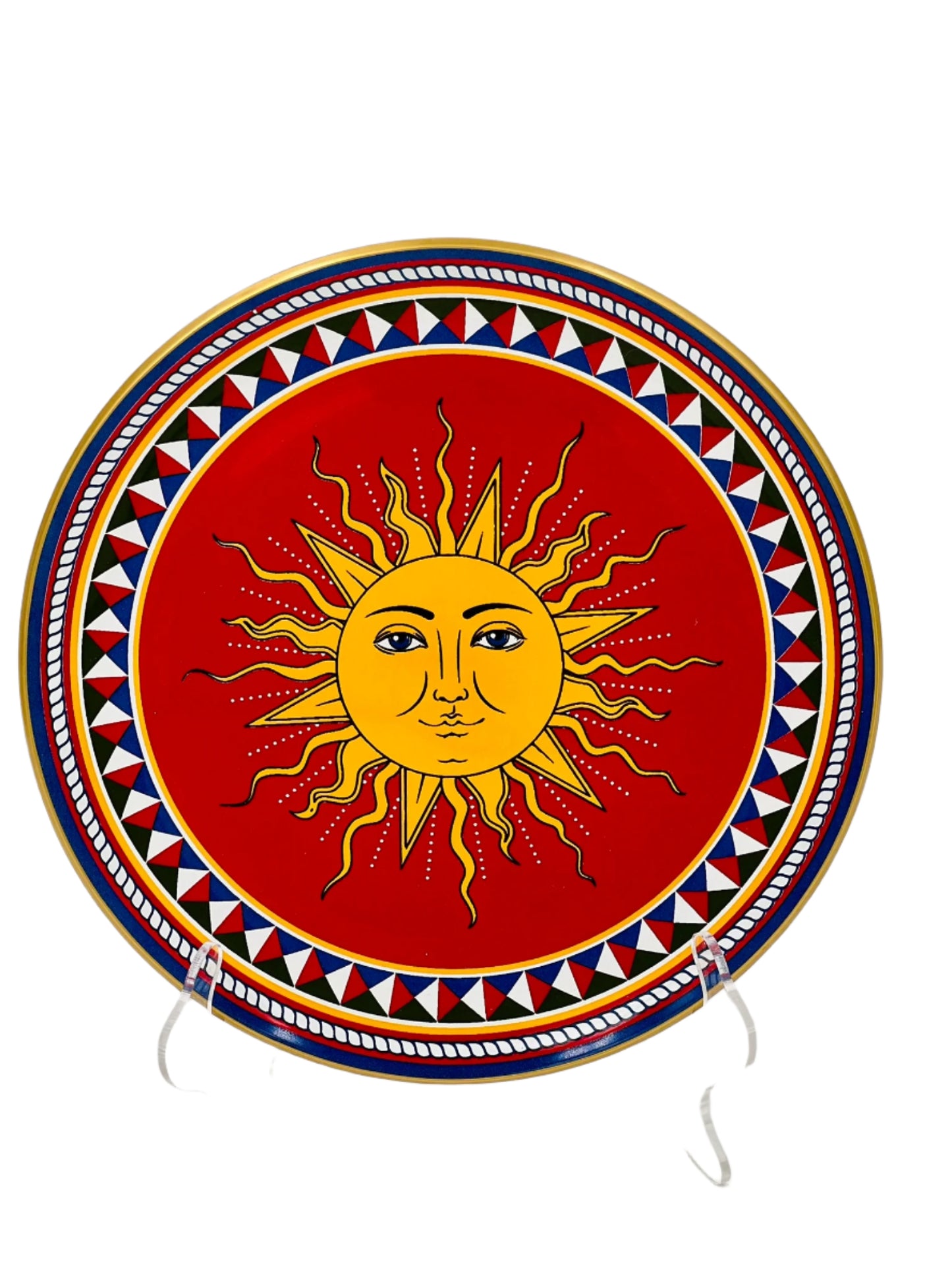 Solar Mosaic Dessert Plate