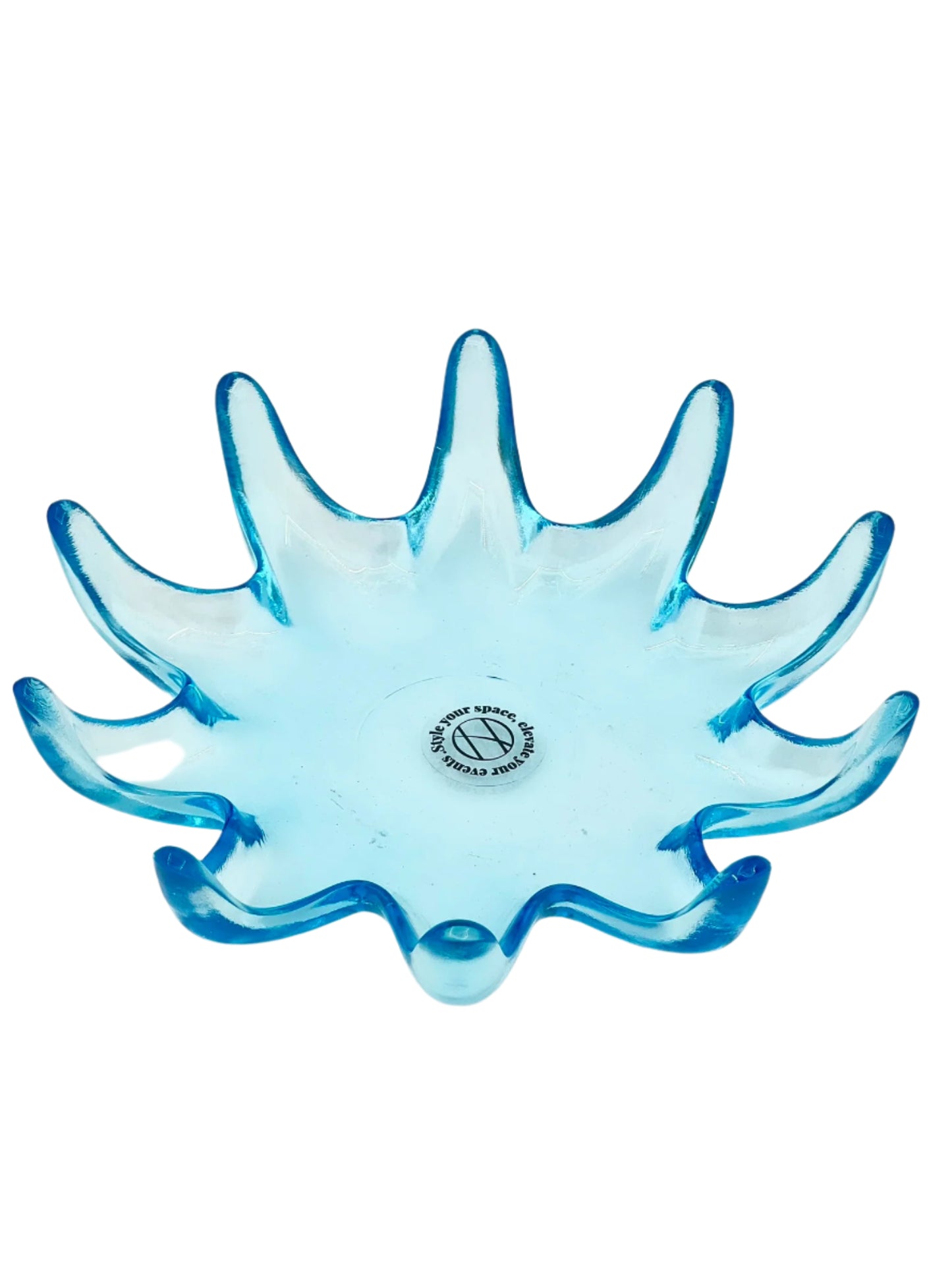 Transparent Blue Bowl
