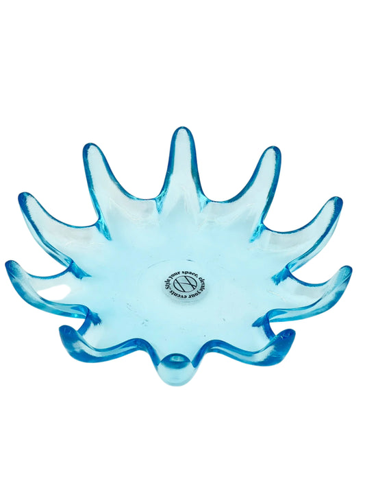 Transparent Blue Bowl