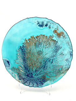 Navy Blue Copper Plate