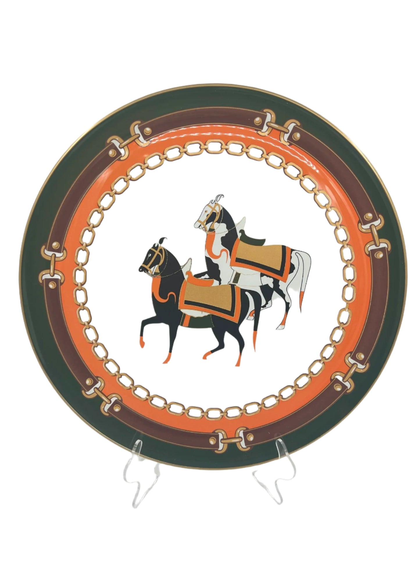 Equestrian Elegance Chop Plate