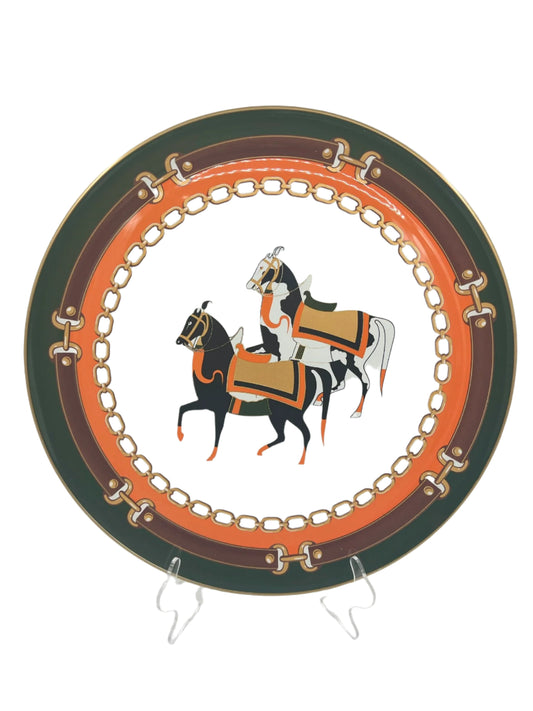Equestrian Elegance Chop Plate