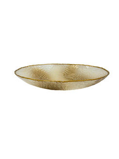 Gold White Bowl