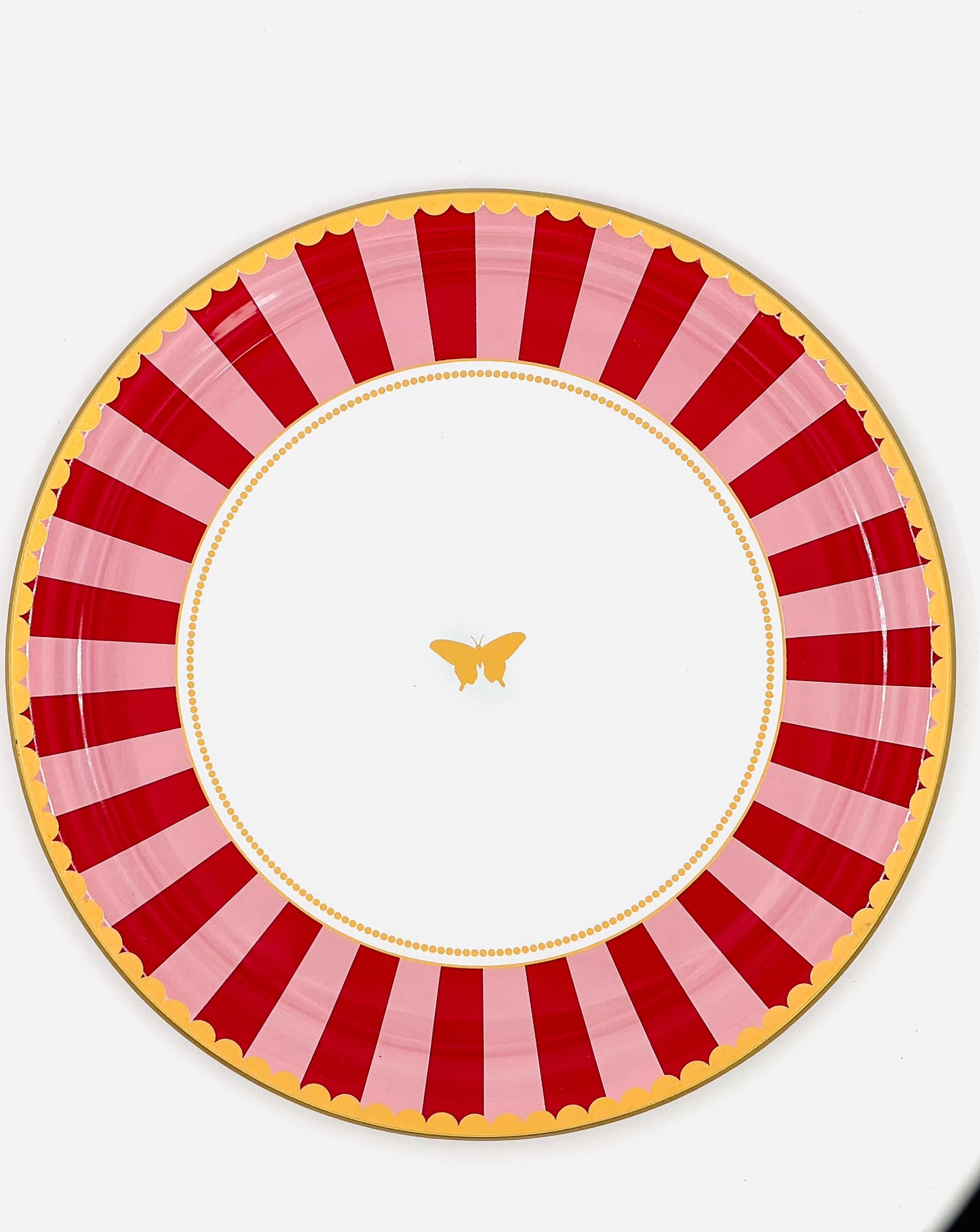 Striped Radiant Chop Plate
