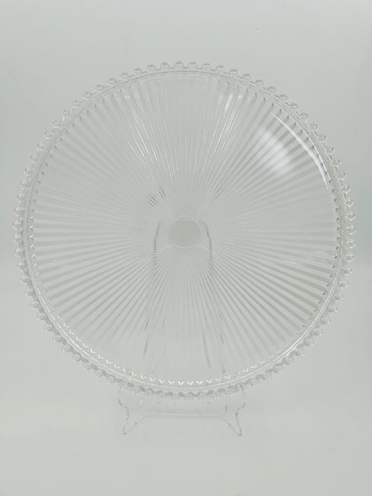 Radiant Elegance: Decorative Glass Plate