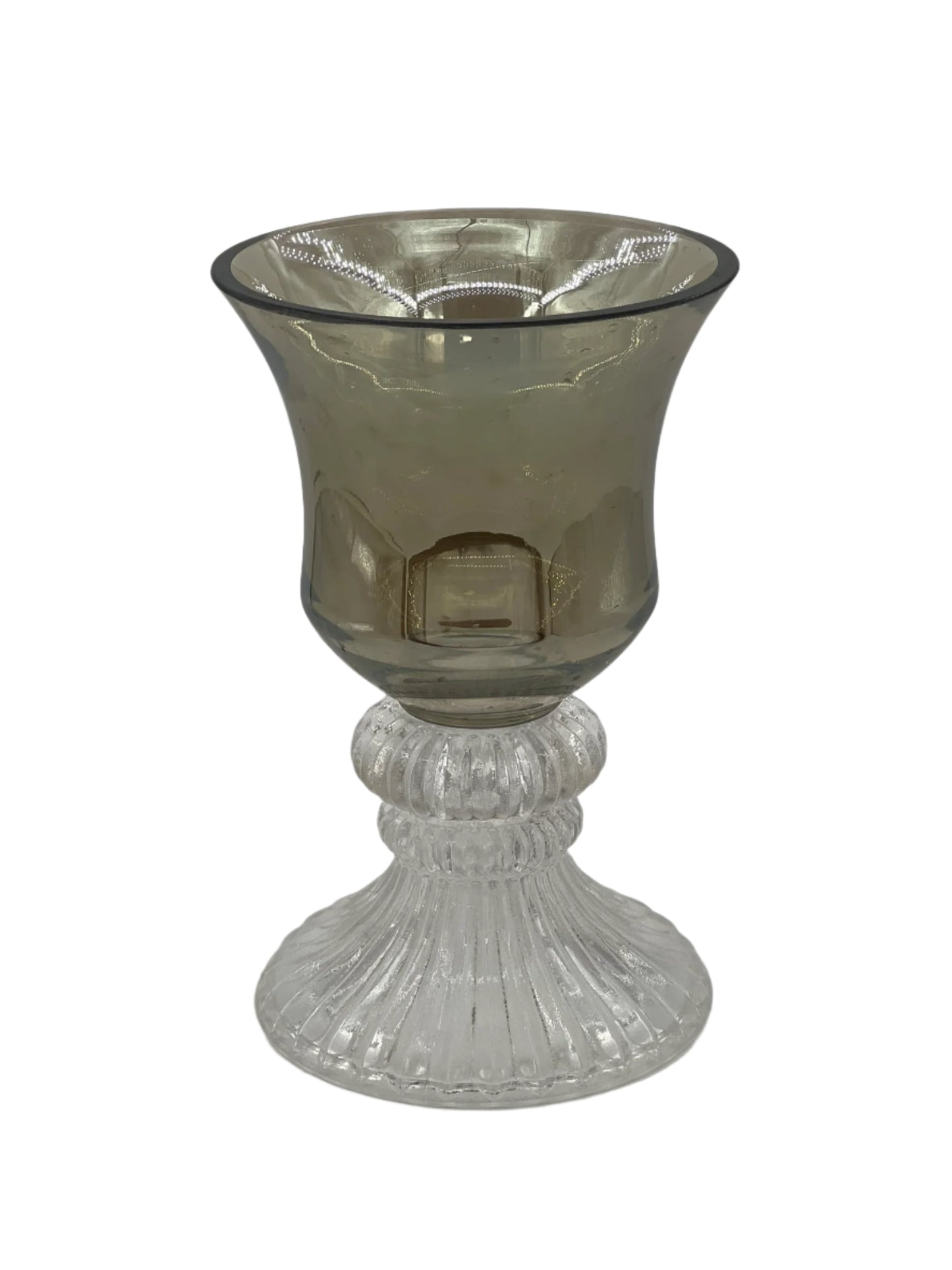 Crystal Clarity: Elegant Pedestal Bowl Small