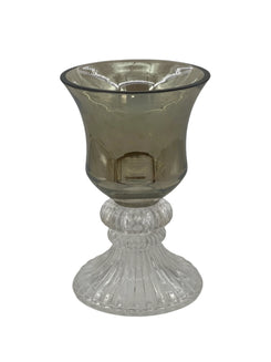 Crystal Clarity: Elegant Pedestal Bowl Small