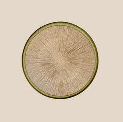 Gold Sunburst Charger Plate